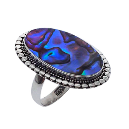 Abalone (Paua) Oval Ring