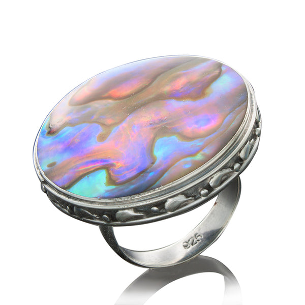 Abalone (Paua) Round Ring
